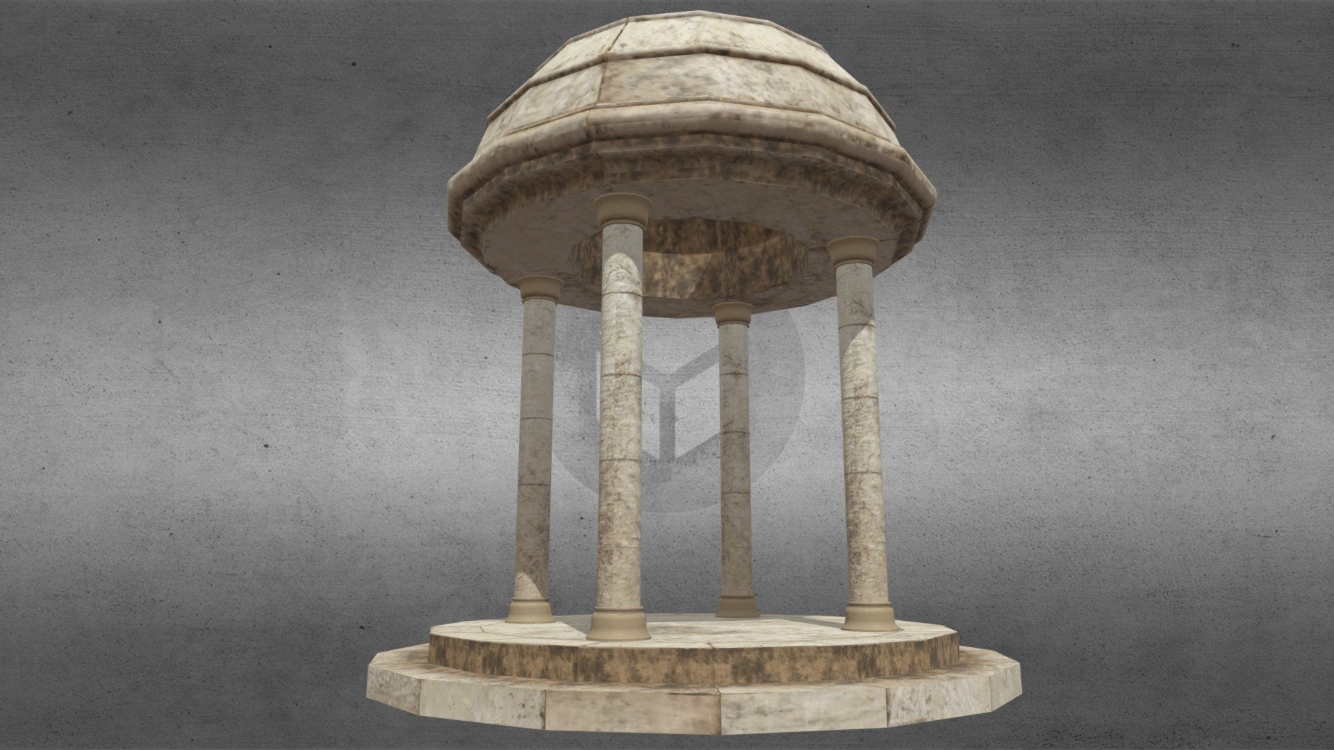 Column. Stone dome. Stone column with stone base.
Hemispherical dome of carved stone
Dome carved from stone
Four columns for a stone dome
Stone staircase with columns and dome
Round shape of carved stone
Stone carousel with stairs
The stone dome is on four columns
Circular carved stone columns
White stone cladding
A stone dome with an opening in the ceiling
Stone monument in the center of the city
Garden monument
Stone monument for malls
Stone monument of ancient construction
Stone monument of the ancient city - Column. Stone dome. With stone base 3d model