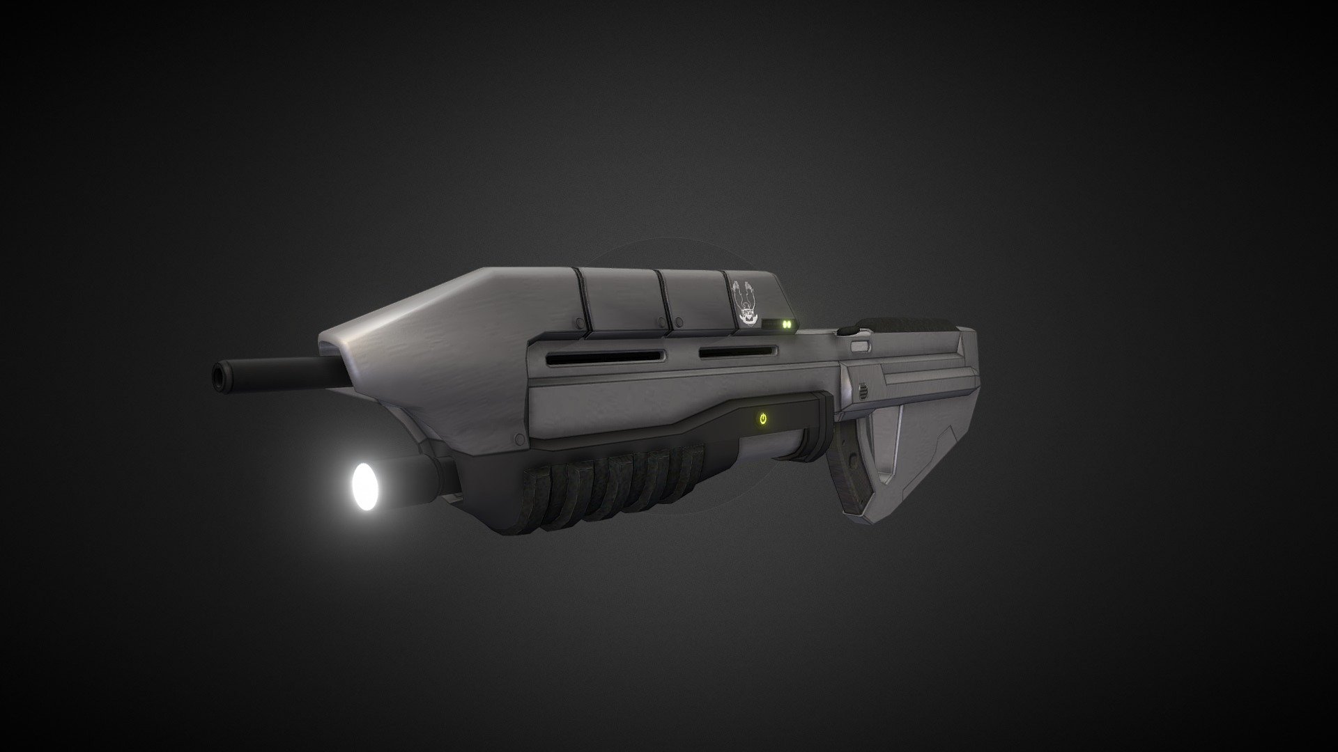 Halo Assault Rifle made by Diego Fernández Delgado (Gearen) - Halo Assault Rifle - 3D model by Gearen 3d model