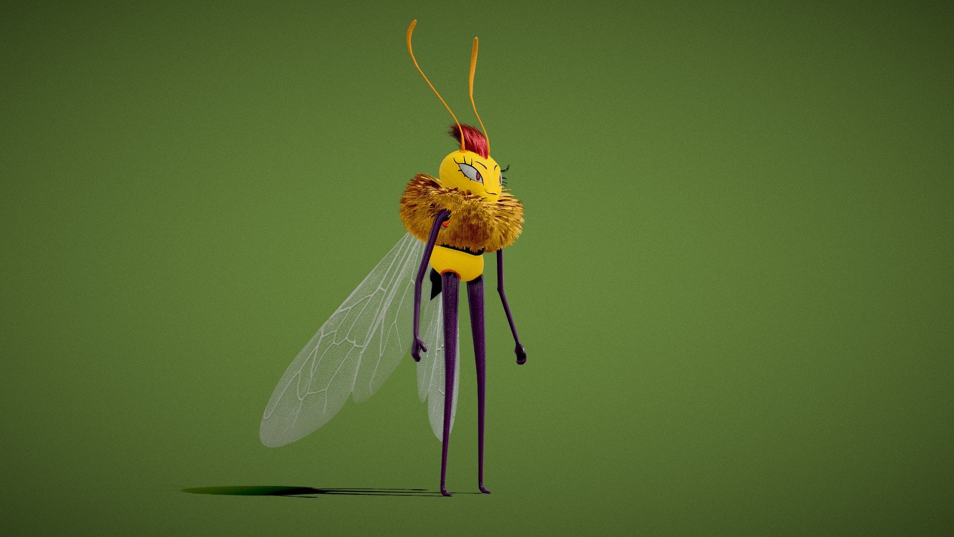Bee Queen Cartoon

Modeled in Lightwave 2015 and textured with the help of Quixel Tools in Photoshop

Low poly model - Bee Queen Cartoon - 3D model by doncha_magoso 3d model