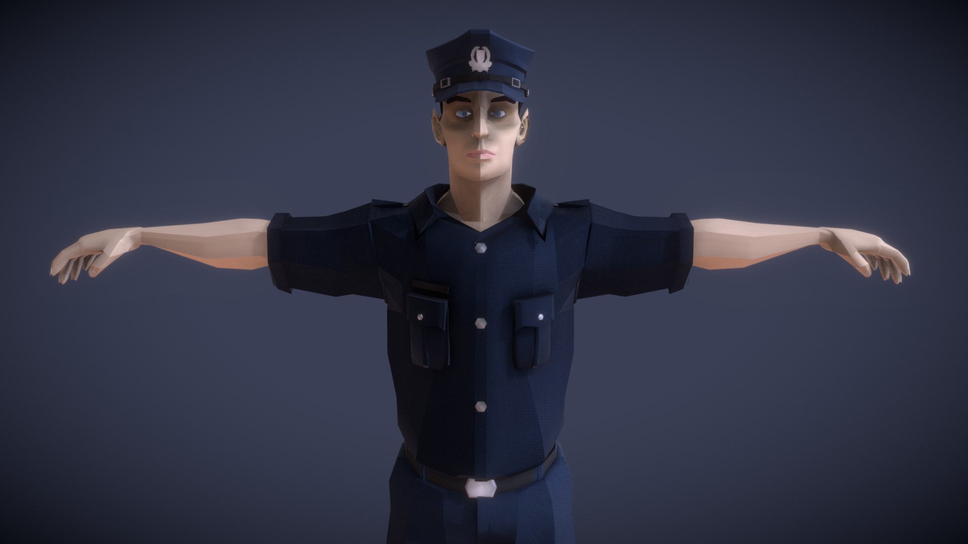 A Police Man model, base of a Singapore cop, created in class.
Created during my time in Nitec Digital Animation 3d model