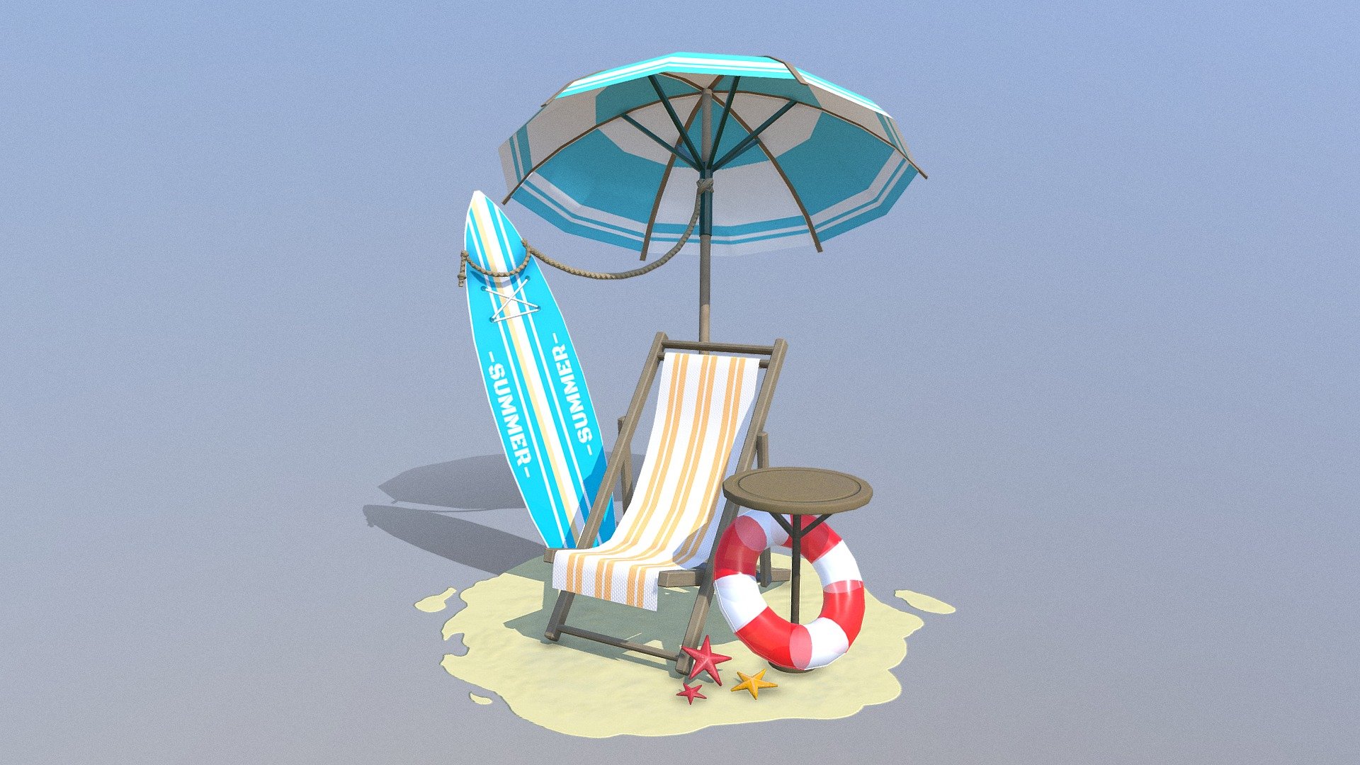 Low-poly Beach Scene

Modeled in Maya, UV mapped and textured.

Available Format: OBJ, FBX

Thank you so much for your interest! - Beach Scene - Buy Royalty Free 3D model by tran.ha.anh.thu.99 3d model