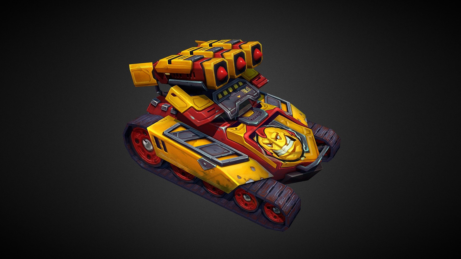 Tank 008 - 3D model by Vlad Ovoy (@mitrilsh9) 3d model