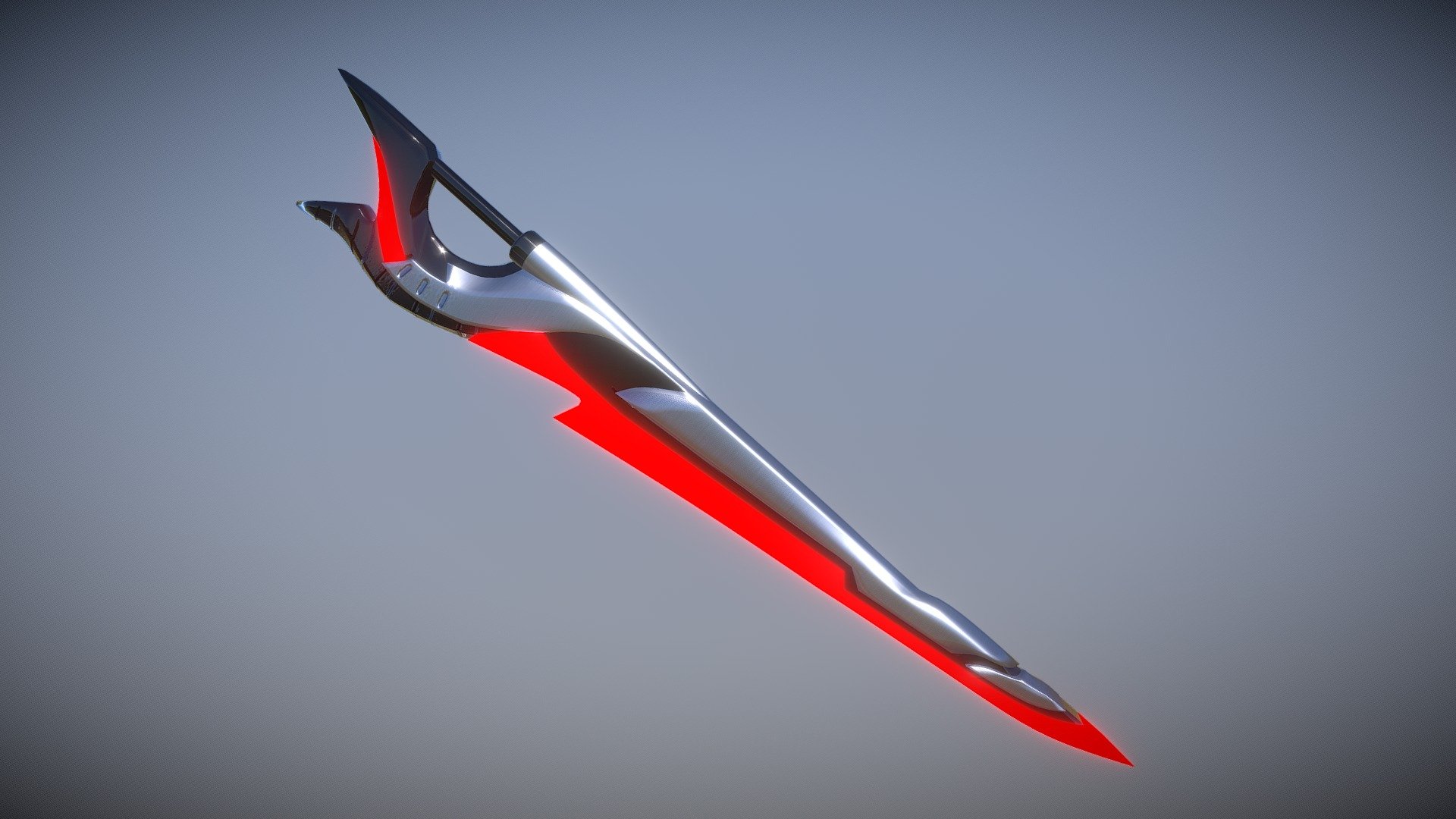 Sci-fi Sword from https://id.pinterest.com/pin/356769601714939426/ - Sci-Fi Sword - 3D model by Raikogen 3d model