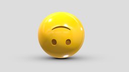 Apple Upside-Down Face face, set, apple, messenger, smart, pack, collection, icon, vr, ar, smartphone, android, ios, samsung, phone, print, logo, cellphone, facebook, emoticon, emotion, emoji, chatting, animoji, asset, game, 3d, low, poly, mobile, funny, emojis, memoji