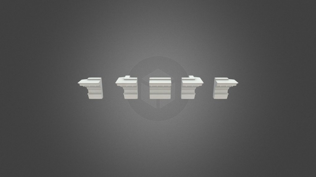 This is a demo of “Corinthian order’s column package”s modules of entablature with new “White paint” PBR material.  You can purchase it in Unity Asset Store by link below:  -link removed-#!/content/66902 - Corinthian order's entablature - 3D model by flatRivercg 3d model