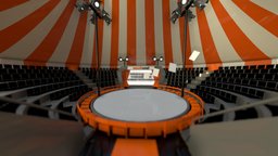 "Weekend Medienzirkus" tent, circus, intro, cinema-4d, weekend, therenderers, 3d, cinema4d, animation