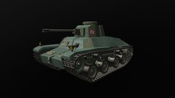 Japanese Tank tank, worldwar2, weapon, military, war, japanese