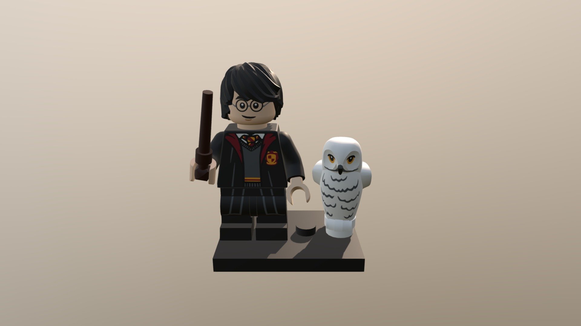 Harry Potter - 3D model by ccc4mak 3d model