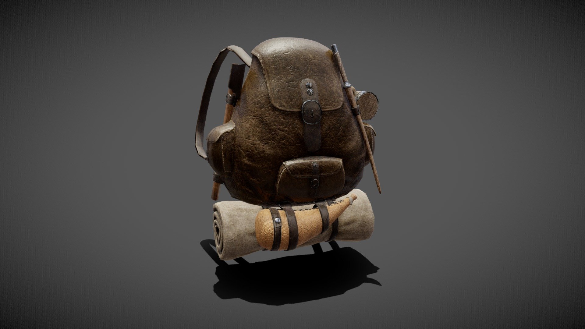 A backpack model for games and personal projects. It has two materials with 2048x2048 PBR textures.

(Viewer settings above are just a preview and may vary drastically depending on your lightning and shading setup on the final application.) - Backpack - Buy Royalty Free 3D model by Dawes3d 3d model