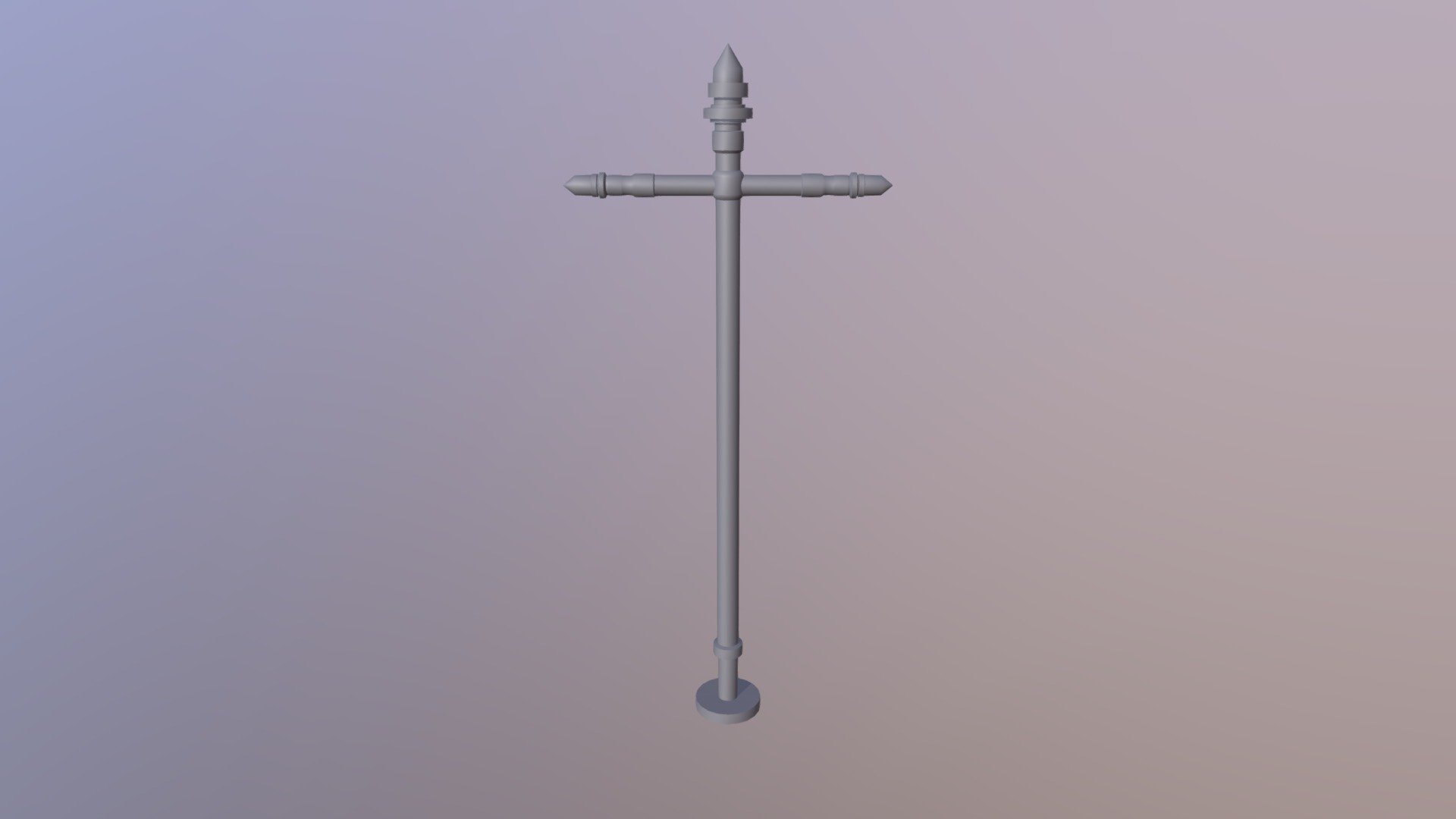 Flag Pole - 3D model by liampgames 3d model