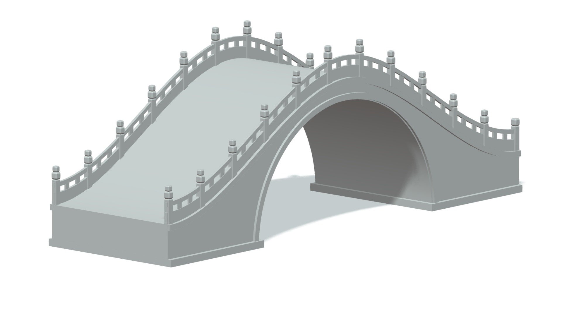 -Cartoon Chinese Stone Bridge.

-This product contains 9 objects.

-Total vert: 4,916, poly: 4,692.

-Materials and objects have the correct names.

-This product was created in Blender 2.935.

-Formats: blend, fbx, obj, c4d, dae, abc, stl, glb, unity.

-We hope you enjoy this model.

-Thank you 3d model