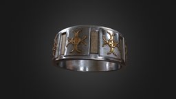 Crusader Ring engraving, dnd, fantasy, ring