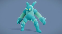 Cartoon Characters beast, cute, angry, evolution, enemy, magical, mobile-ready, character, cartoon, 3d, lowpoly, creature, stylized, monster, animated, fantasy