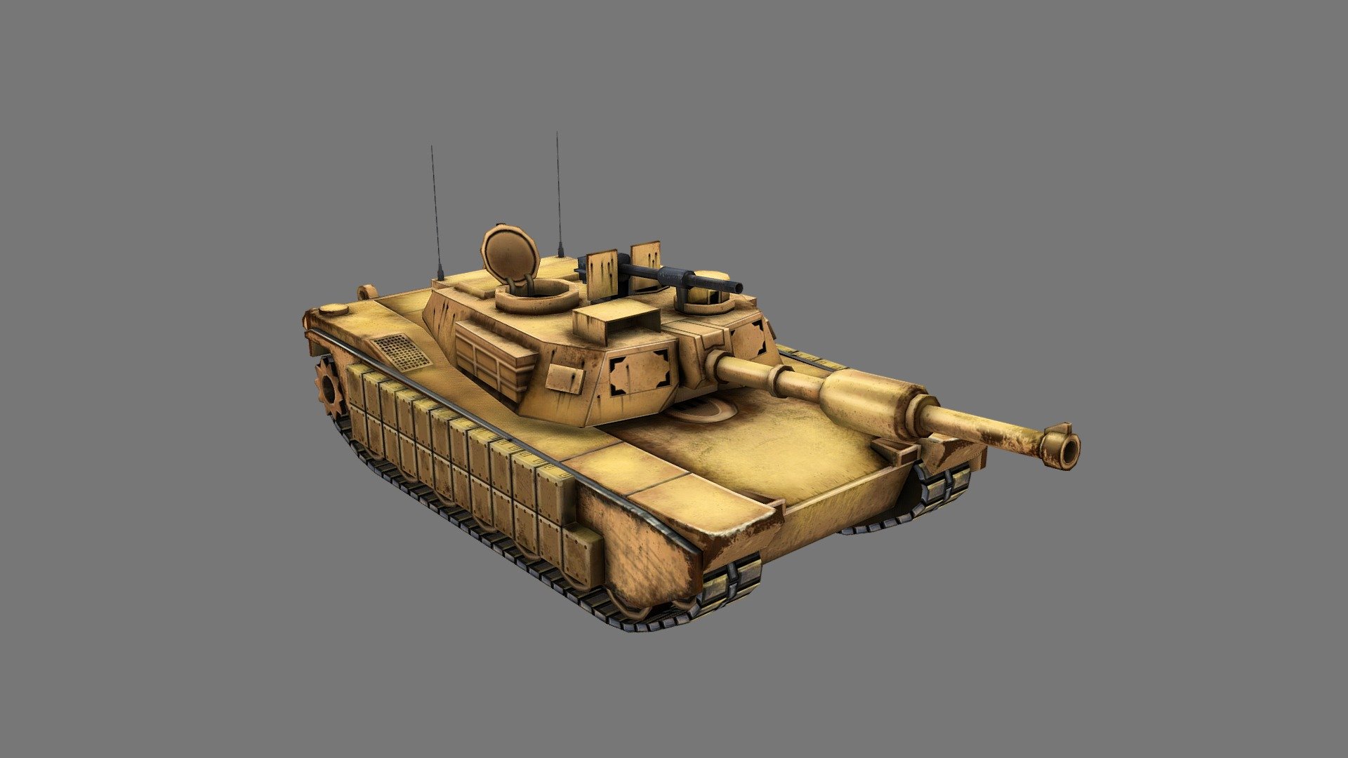 Tank - 3D model by Alina Zhdanova (@ilandion.rise) 3d model