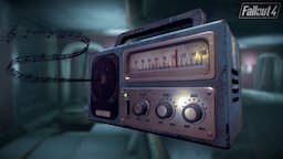 Fallout 4 Radio assets, rust, post-apocalyptic, game-art, rage, fallout3, low-poly-art, post-apoc, fallout4, radioe, substancepainter, substance, low-poly, blender, lowpoly, blender3d, gameart, fallout, gameready