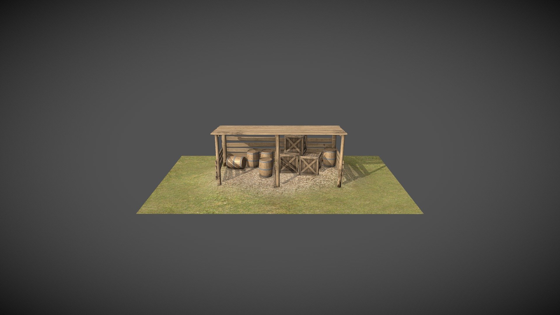 Barn - Download Free 3D model by Businessuse 3d model