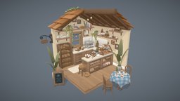 Café object, food, plants, cafe, uv, cake, assets, coffee, set, prop, cupcake, indoor, furniture, table, diorama, decor, props, dessert, bakery, paintings, uvmapped, coffeeshop, coffeecup, cinnamonroll, coffeemachine, substancepainter, low-poly, game, 3d, blender, art, texture, lowpoly, chair, model, gameasset, wood, decoration, textured, "gameready", "noai"