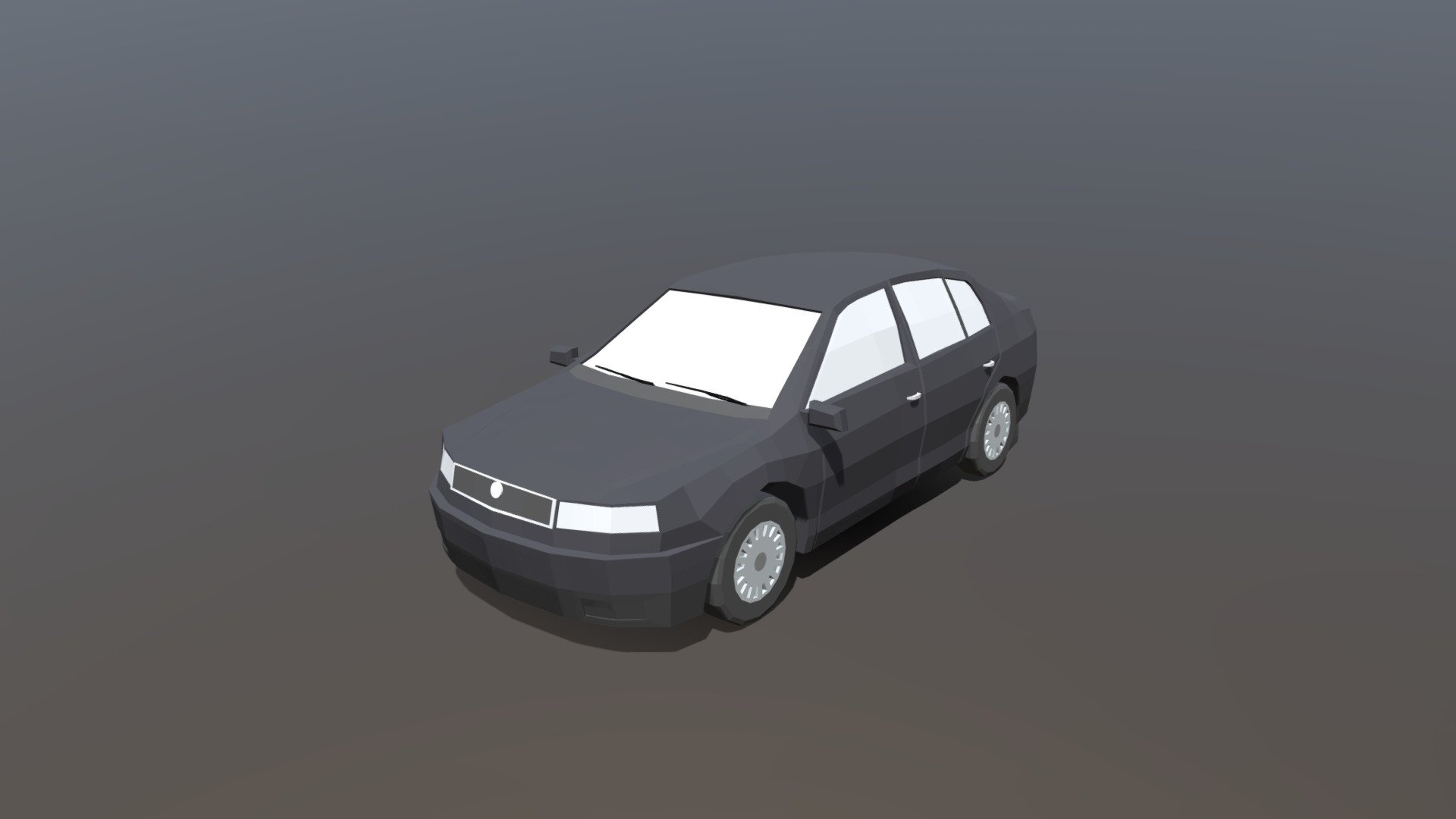 This is a low poly 3d model of a family car. The low poly car was modelled and prepared for low-poly style renderings, background, general CG visualization.

The 3d model is presented as a mesh with quads only.

Verts : 2.833 Faces: 2.798

This model have simple materials with diffuse colors.

No ring, maps and no UVW mapping is available.

The original file was created in blender. You will receive a 3DS, OBJ, FBX, blend, DAE, Stl.

All preview images were rendered with Blender Cycles. Product is ready to render out-of-the-box. Please note that the lights, cameras, and background is only included in the .blend file. The model is clean and alone in the other provided files, centred at origin and has real-world scale 3d model