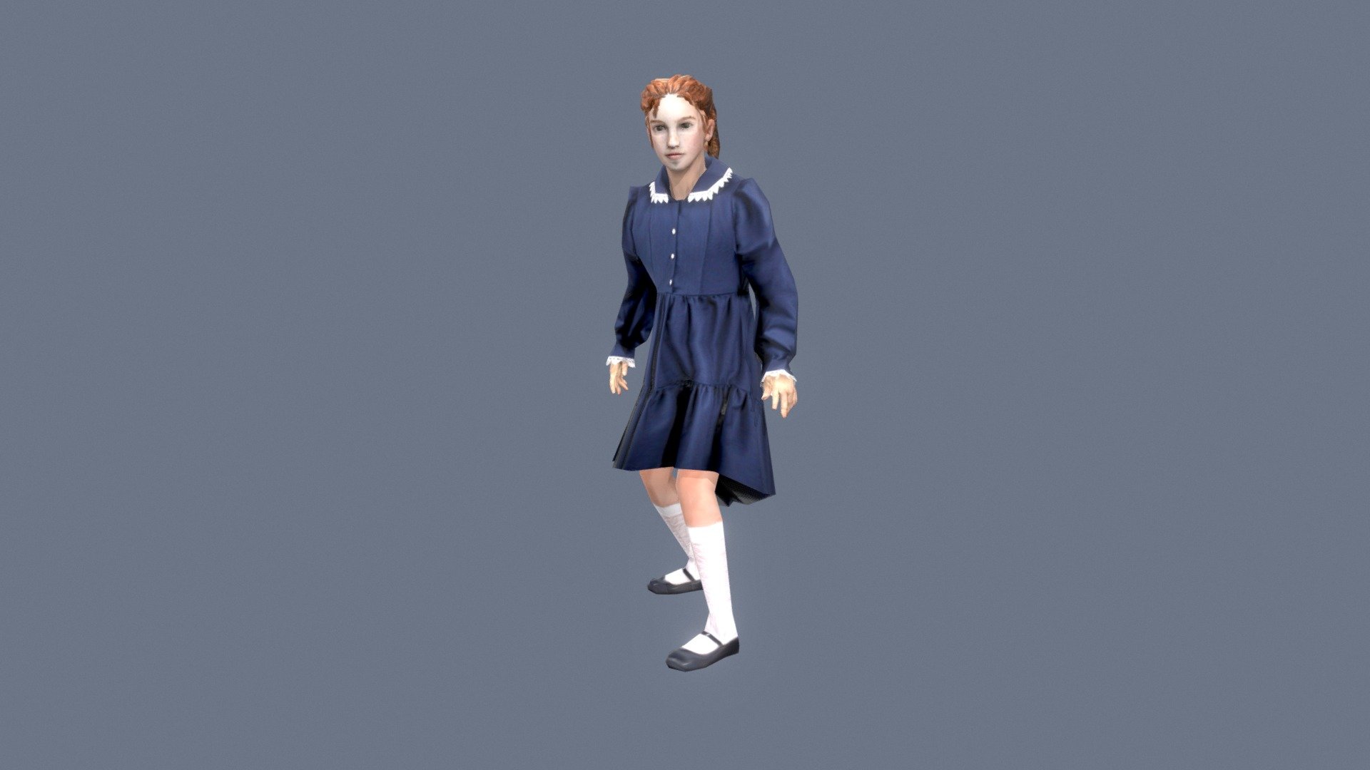Lowpoly character model, rigged, animated.

Vertices: 9,195

Edges: 18,190

Faces:9,115

Triangles: 16,770
 - Ellie (lowpoly character) - Buy Royalty Free 3D model by SalHirut 3d model