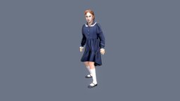 Ellie (lowpoly character) mixamo, girl-model, lowpoly-character, rigged-character, rigged-and-animation, low-poly, girl, lowpoly, rigged, lowpoly-girl-character, mixamoanimation, riggedcharacter