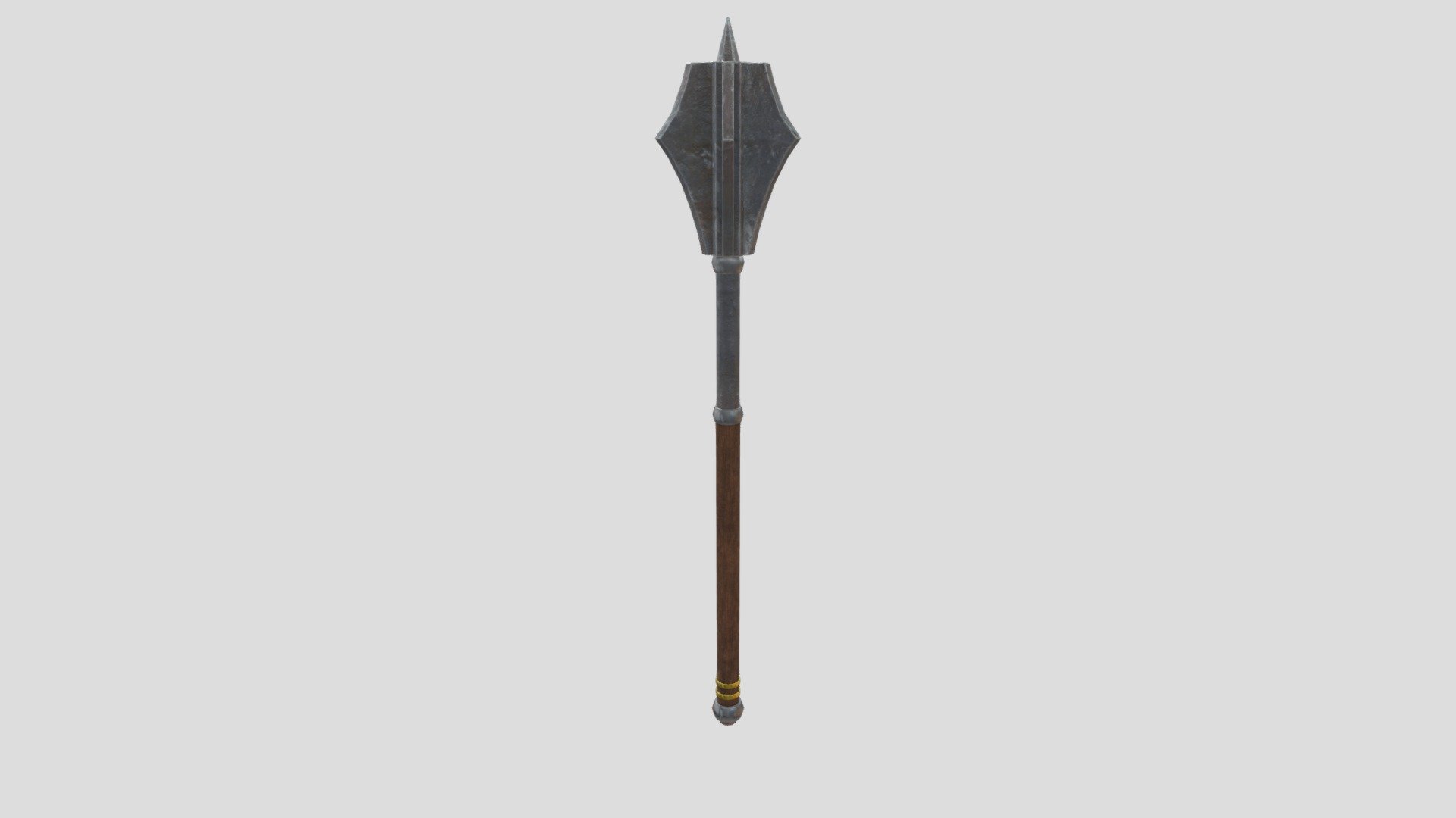 Dark Fantasy Hammer Mace - Hammer Mace - 3D model by MatLCGPro 3d model