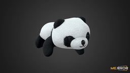 [Game-Ready] Panda Doll cute, kid, children, panda, puppet, doll, soft, ar, 3dsacnning, photogrammetry, 3dscan, animal, noai, 3d-scanned-object, panda-doll, panda-puppet