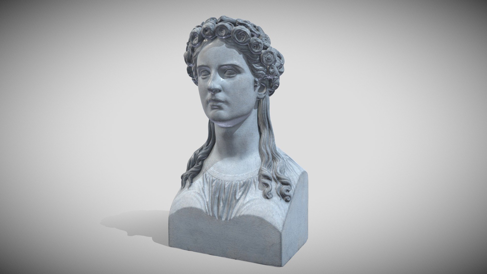 Original very nice 3D Scan from the Thorvaldsens Museum

https://www.thorvaldsensmuseum.dk/en/collections/work/A861

here the Painted Gaming Version LR... 3d model
