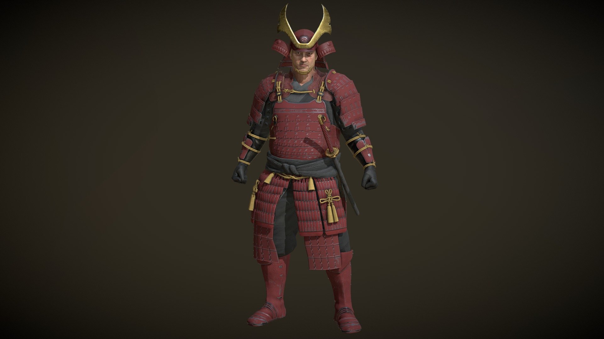 Samurai:
Complete archive in additional file.

Character in A-pose ( Game Version).




High details.

Highres unique textures.

Rigged.

Exported to Unreal ( migrate files). Use same standard unreal mannequin skeleton. Can handle the same animations as Unreal mannequin from marketplace.

Highres Texturesets.

Professional Uv Layout.

Character mesh.

3d Game Ready Samurai Warrior Character.

High detail and realistic model.

Rigged, with high definition textures.

Texture types:




Albedo (Diffuse).

Normal.

Roughness.

Metallness.

ORM(Unreal Engine).
 - Samurai Character PBR Game Ready!! - Buy Royalty Free 3D model by lidiom4ri4 3d model