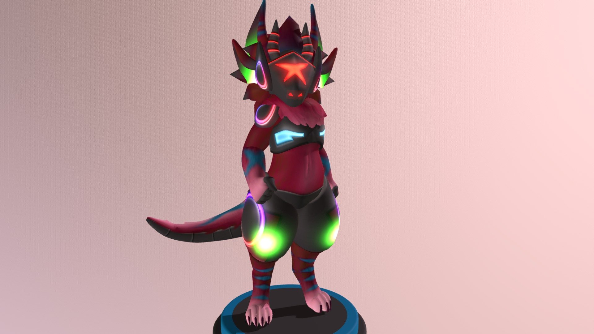 Comission to @Jessica_Osteen
Commissions: https://www.furaffinity.net/commissions/hickysnow/ - Protogen - 3D model by HickySnow (@Hicky_Snow) 3d model