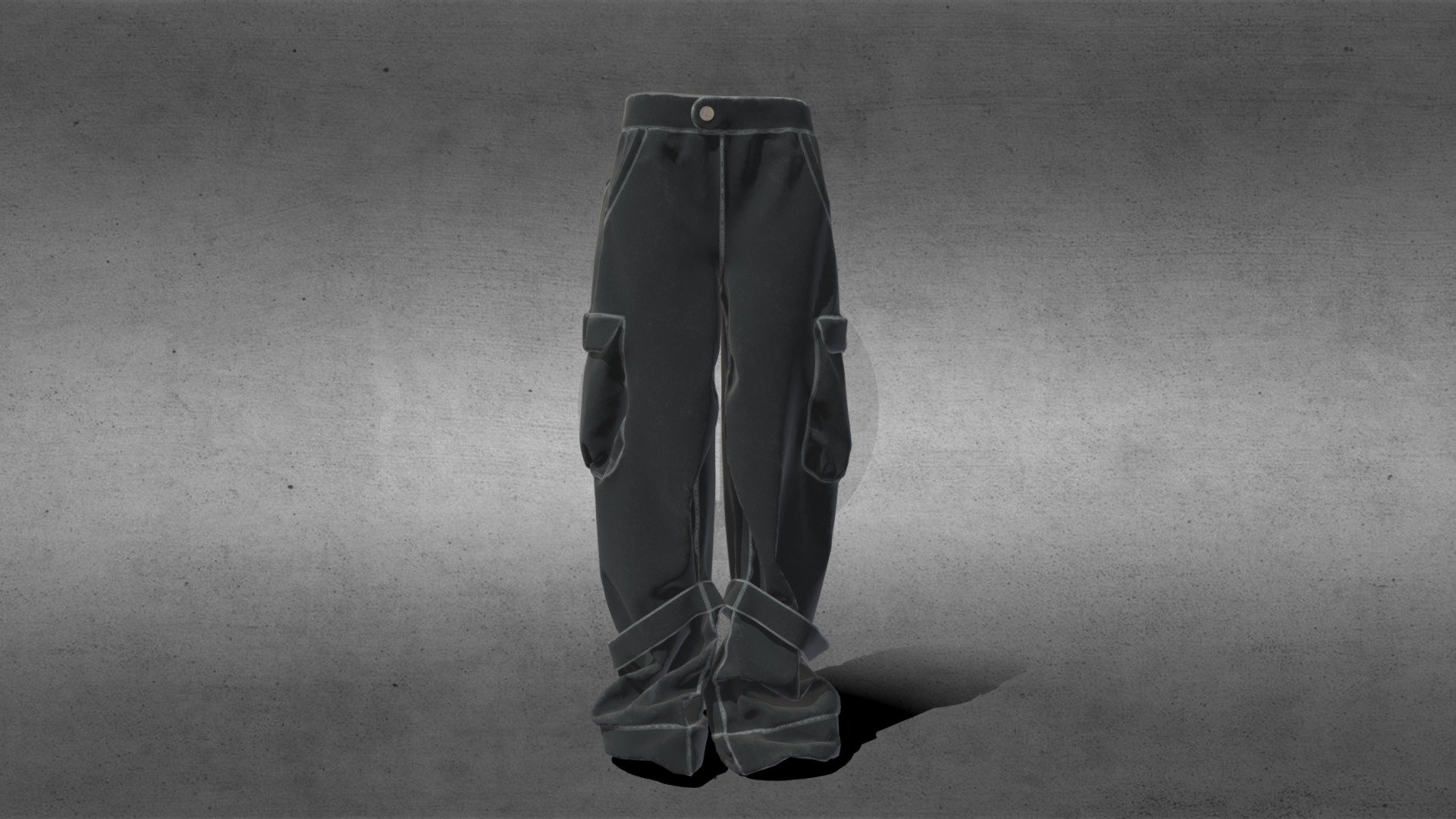 Pants for simulation - pants - 3D model by MalahovaVladislava 3d model