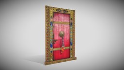 Tibetan Door furniture, india, tibet, door
