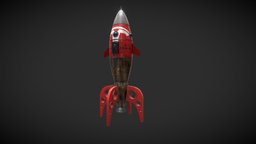 Tesla Space X Toy Rocket toy, tesla, rocket, sci-fi, space