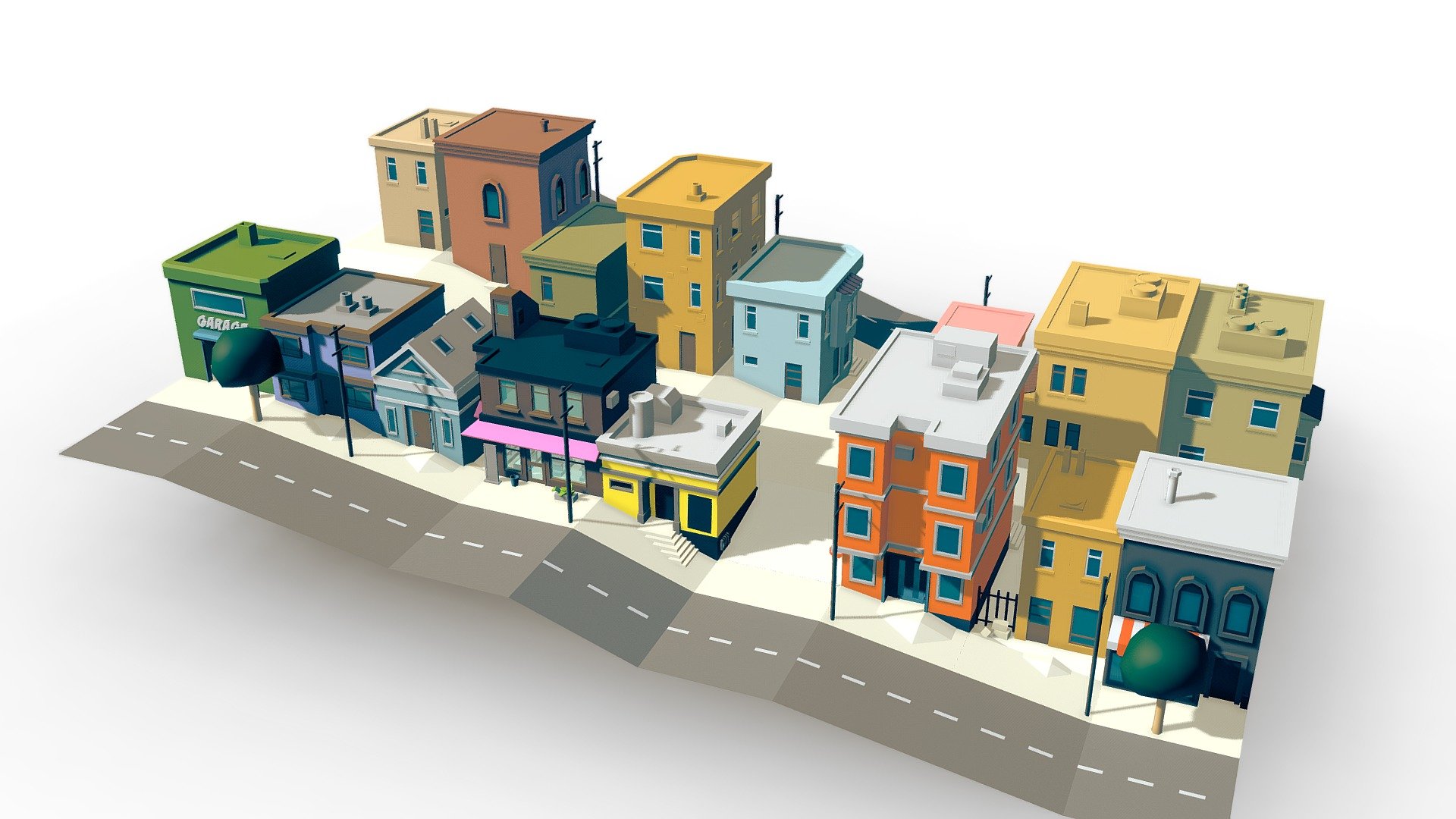 The Streets of San Francisco - 3D model by burunduk 3d model