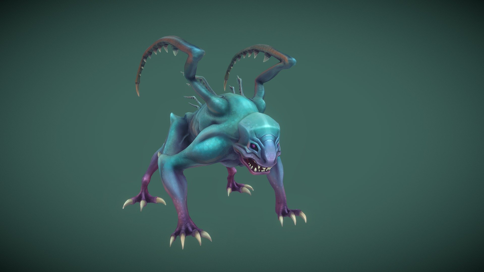 Stylized character for a project.

Software used: Zbrush, Autodesk Maya, Autodesk 3ds Max, Substance Painter - Stylized Great Monster Beast - 3D model by N-hance Studio (@Malice6731) 3d model