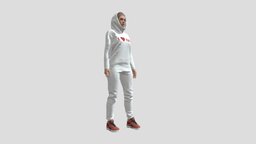 Realistic Female Character Alicia Sport avatar, fashion, pants, posed, shoes, hood, realistic, casual, outfit, sneakers, hoodie, actress, sweatpants, character, girl, game, female, sport, rigged, ilovenewyork