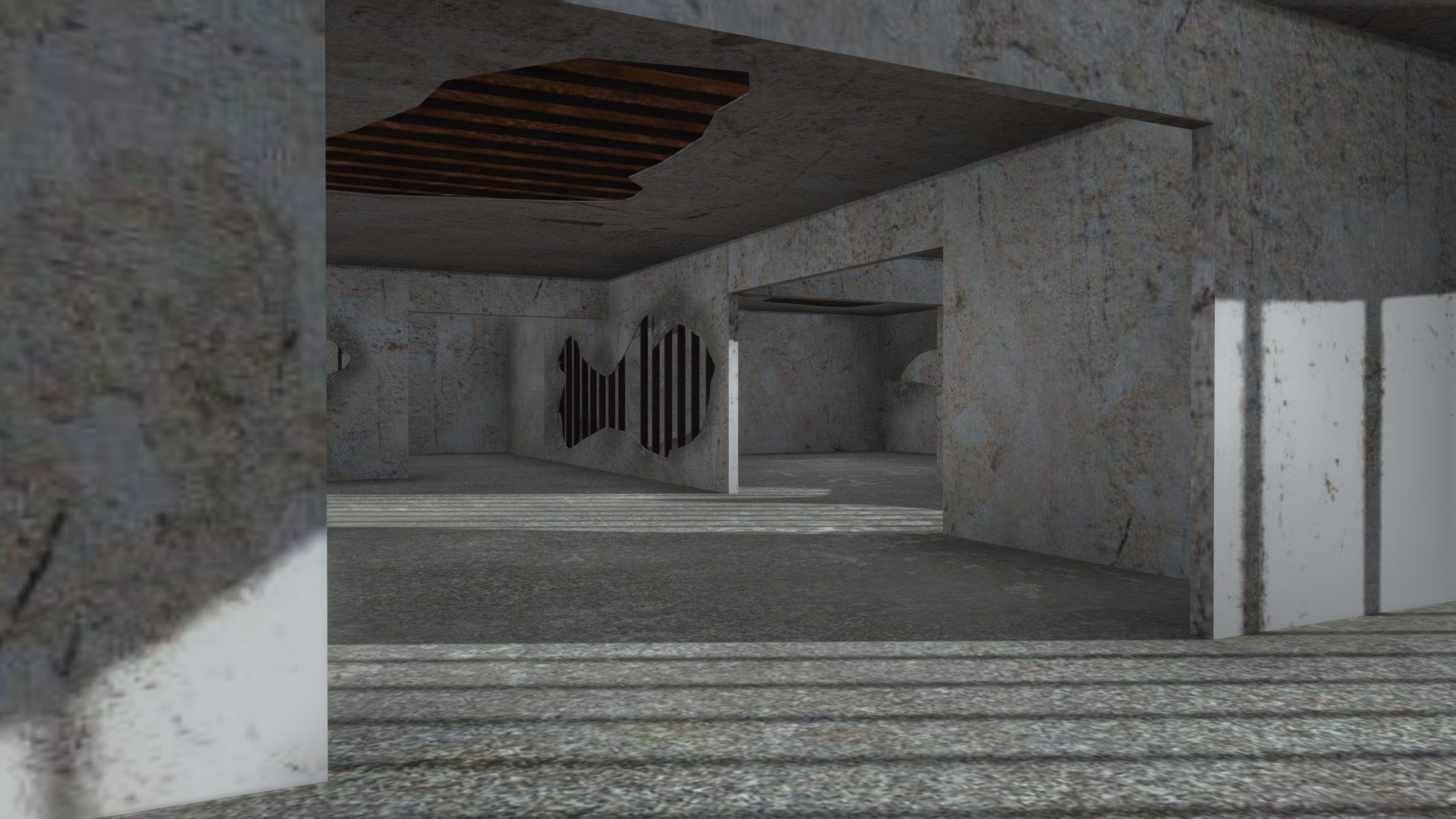 Destroyed Rooms - Destroyed Rooms - Download Free 3D model by jimbogies 3d model
