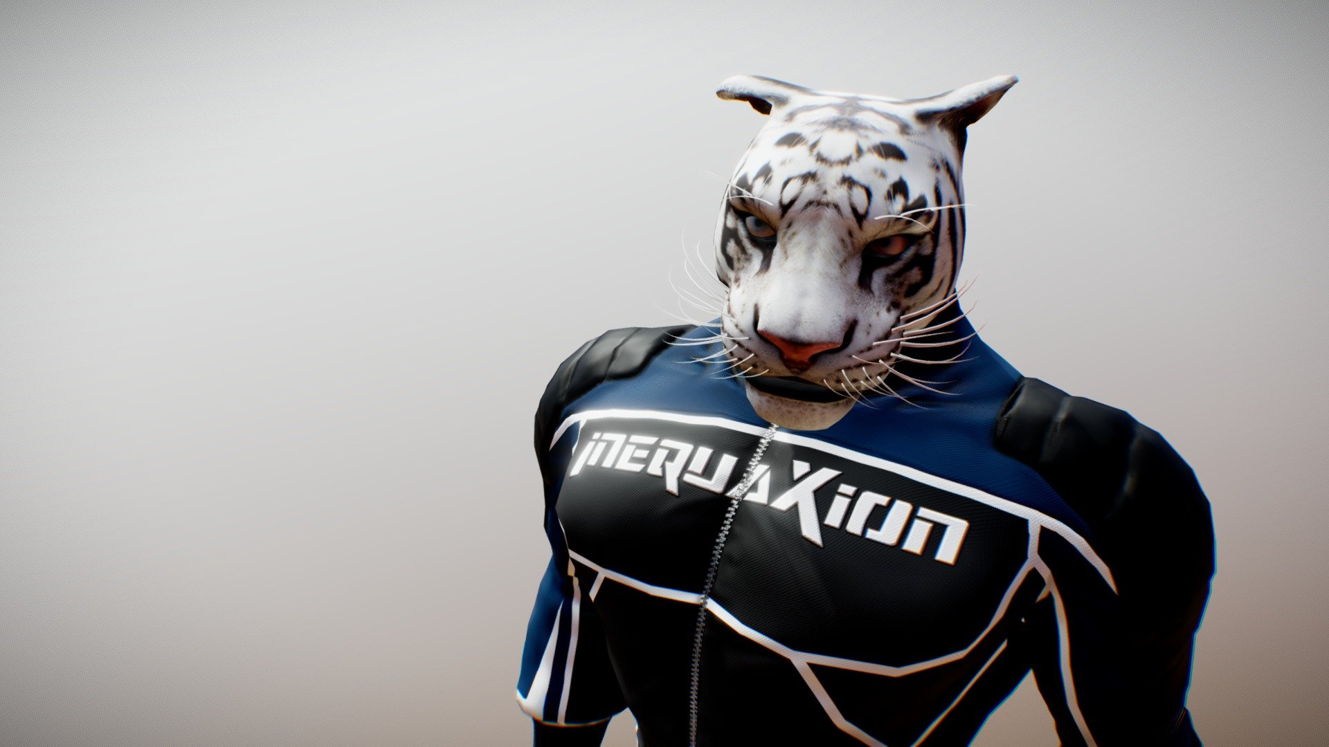 First version of Tiger from Metal Flesh 3d model