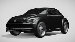 Volkswagen_Beetle_Classic_2015_fbx.rar automobile, transport, auto, vehicle, car