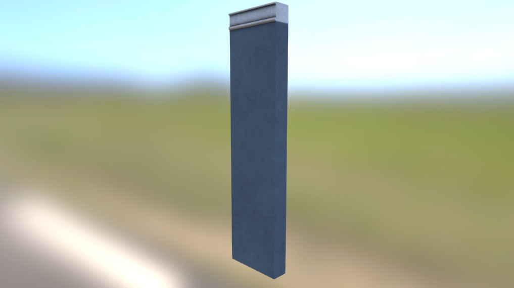 Modular Wall for uni project - Wall Model - 3D model by Creyes 3d model