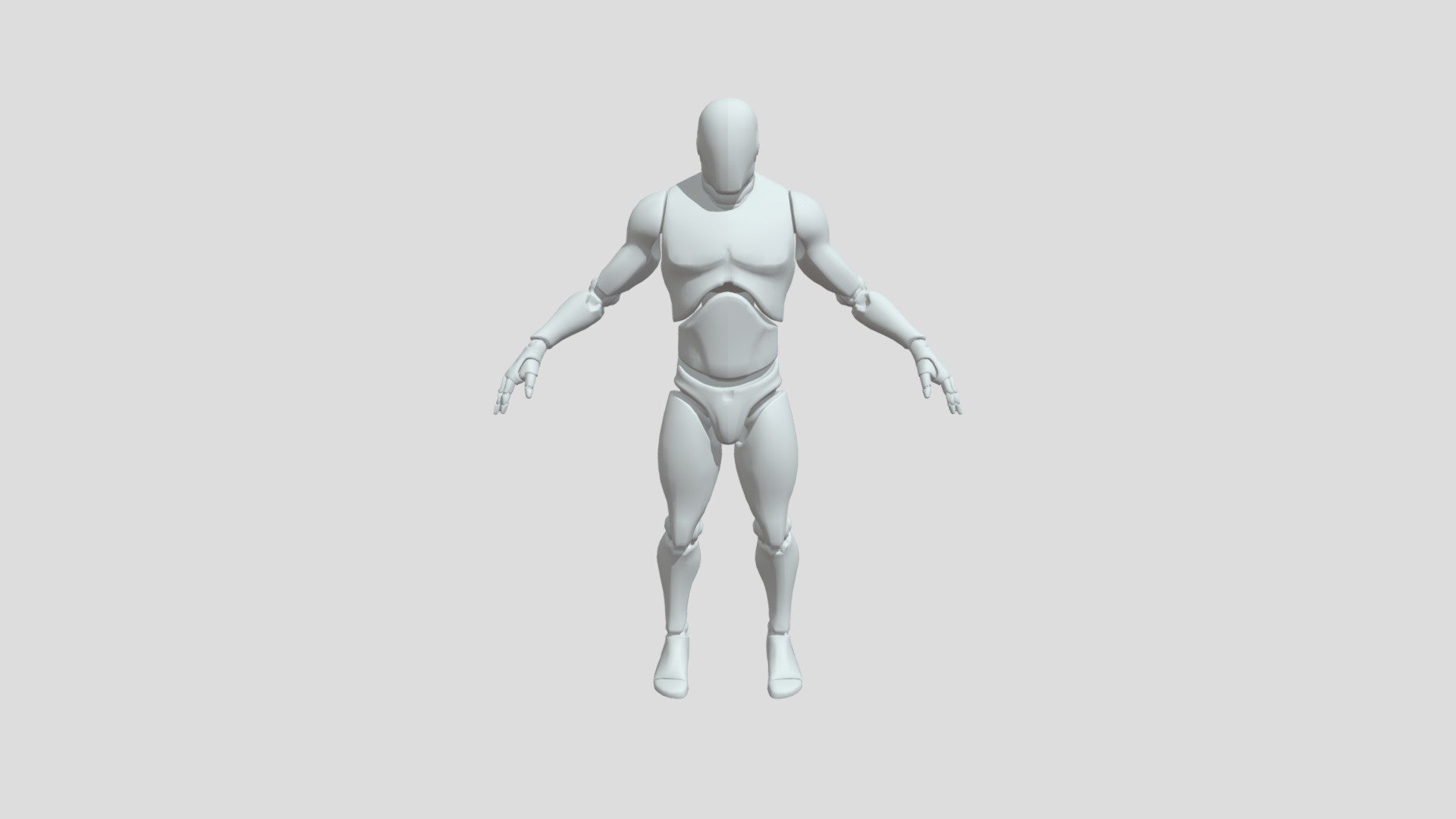 A free download for the unreal mannequin besides having to pay or search the internet this is the default mannequin for use of getting the size of a object in a 3d software or to rig

Keep in mind the mannequin here does not have a rig you will have to add that manually - Unreal Mannequin - 3D model by ProvokeXero (@lolman90999) 3d model