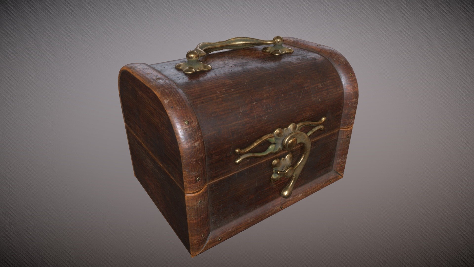 Old Jewelry wooden box

Low poly game ready model. Total polycount 9172 tris.

PBR Metallic - Roughness 2k textures 3d model
