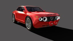 Lancia Fulvia rally, vr, rallycar, conceptcar, subd, gravitysketch, lancia, conceptdesign, fulvia, lanciafulvia