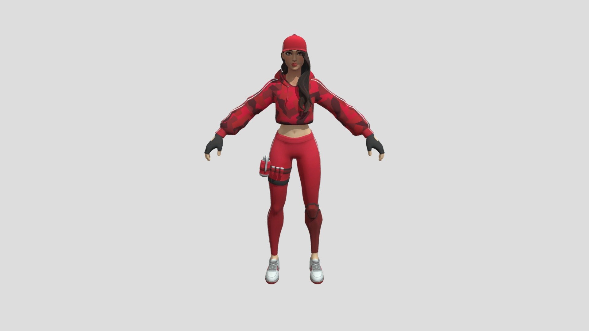 Download this FREE model of Ruby from Fortnite! - Ruby - Download Free 3D model by Stuff4u 3d model