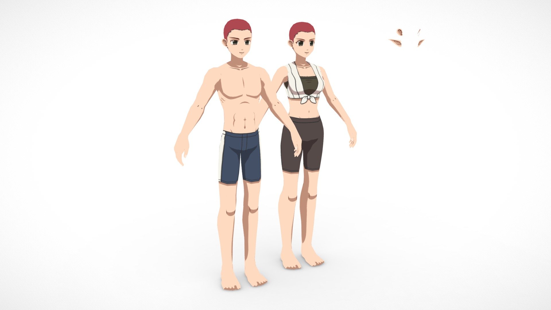 Lowpoly anime characters base Features:


Made in Blender version 2.93.8





You can see a character made with these bases in the following link: https://skfb.ly/orDPQ
 and https://skfb.ly/or6Qx


🧾️ Terms of use



Can be used for commercial purposes for animations or in video game development.

Do not re-distribute the character in any form.


Any fault or error with the model?


Do you have a problem with this model, maybe you found an error? Check the following link, you may find the solution to that problem.
Solution of possible error
If you don't find anything, you can write me in the comments and I will give you support.
 - Lowpoly anime characters base - Buy Royalty Free 3D model by Ctool 3d model