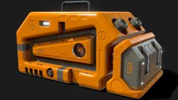 Sci-fi Box crate, high, future, sci, fi, rig, ready, midpoly, props, box, highresolution, props-assets, props-game, scifiobjects, scifiprops, scifimodels, game, scifi, animation, free
