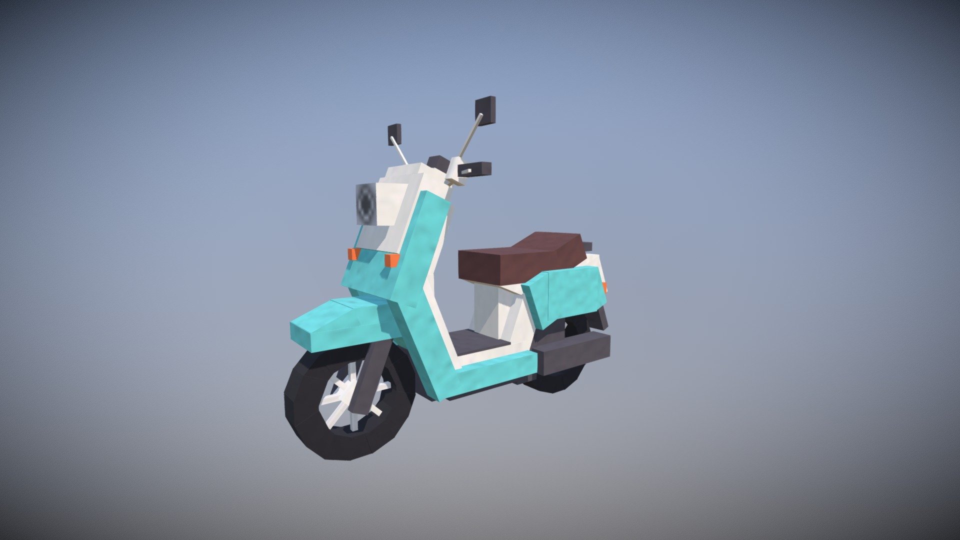 Scooter for Mincraft resorcepack MiniaTuria - 3D model by Hasukko (@bisukko_m) 3d model