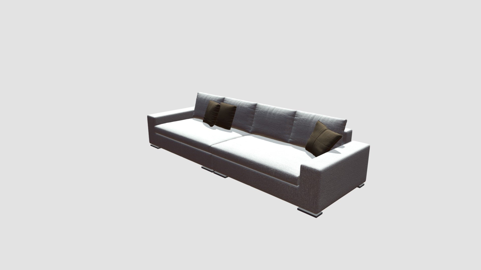Highly detailed 3d model of sofa with all textures, shaders and materials. It is ready to use, just put it into your scene 3d model