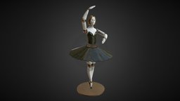 Mechanical Ballerina substancepainter, substance, maya, maya2018, zbrush