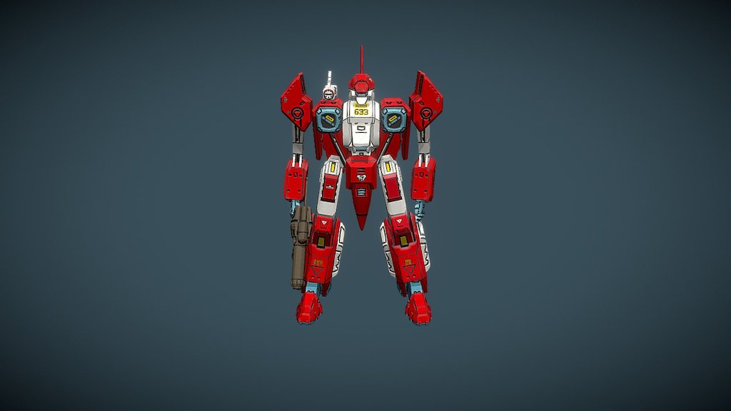 Goal was to create a production ready Mecha (from Genesis Climber Mospeada/Robotech: Invid Saga) Model as part of a month long study 3d model