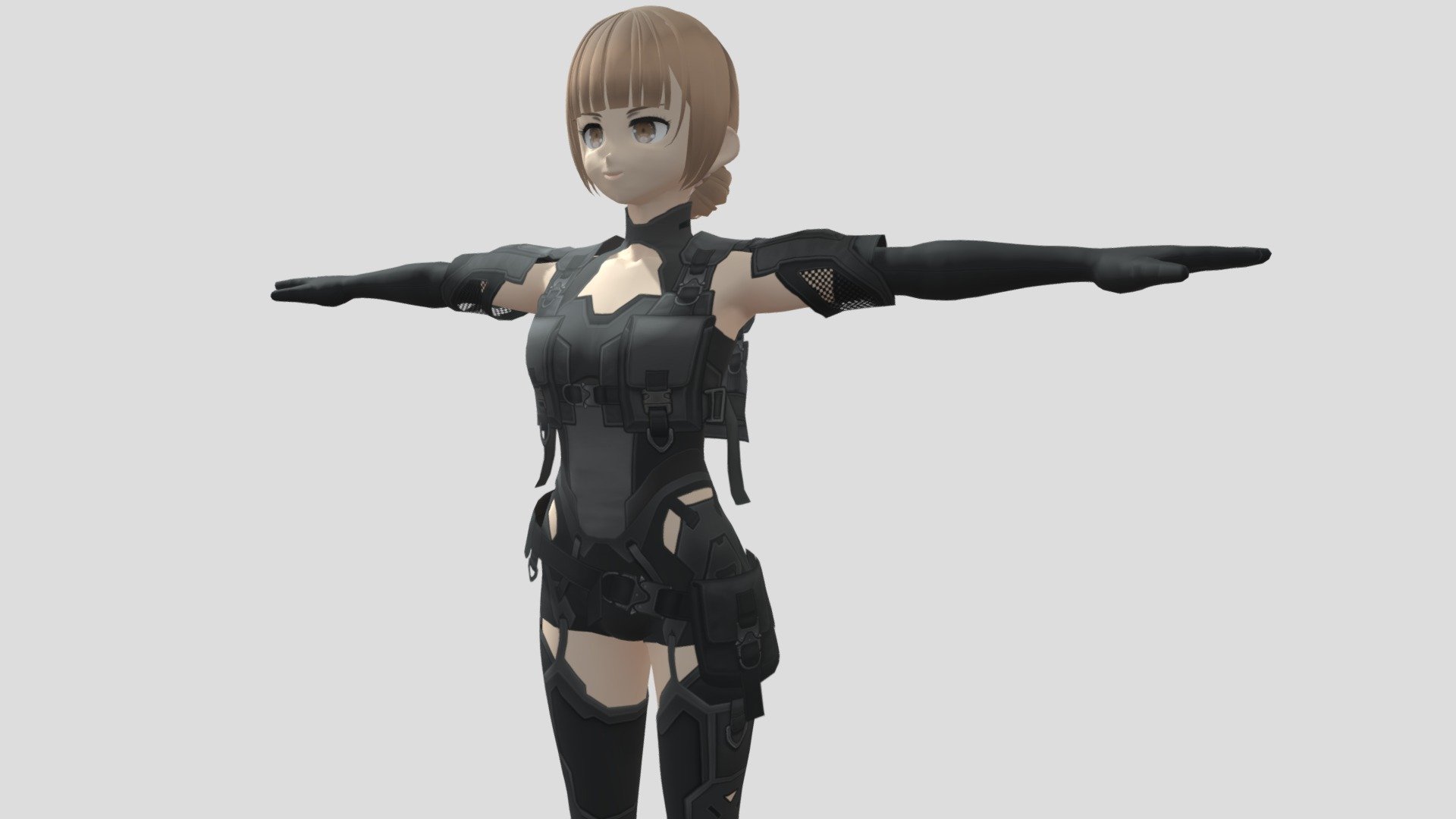 Model preview



This character model belongs to Japanese anime style, all models has been converted into fbx file using blender, users can add their favorite animations on mixamo website, then apply to unity versions above 2019



Character : Armor Female

Verts:28168

Tris:42668

Fifteen textures for the character



This package contains VRM files, which can make the character module more refined, please refer to the manual for details



▶Commercial use allowed

▶Forbid secondary sales



Welcome add my website to credit :

Sketchfab

Pixiv

VRoidHub
 - 【Anime Character】Armor Female (V1/Unity 3D) - Buy Royalty Free 3D model by 3D動漫風角色屋 / 3D Anime Character Store (@alex94i60) 3d model